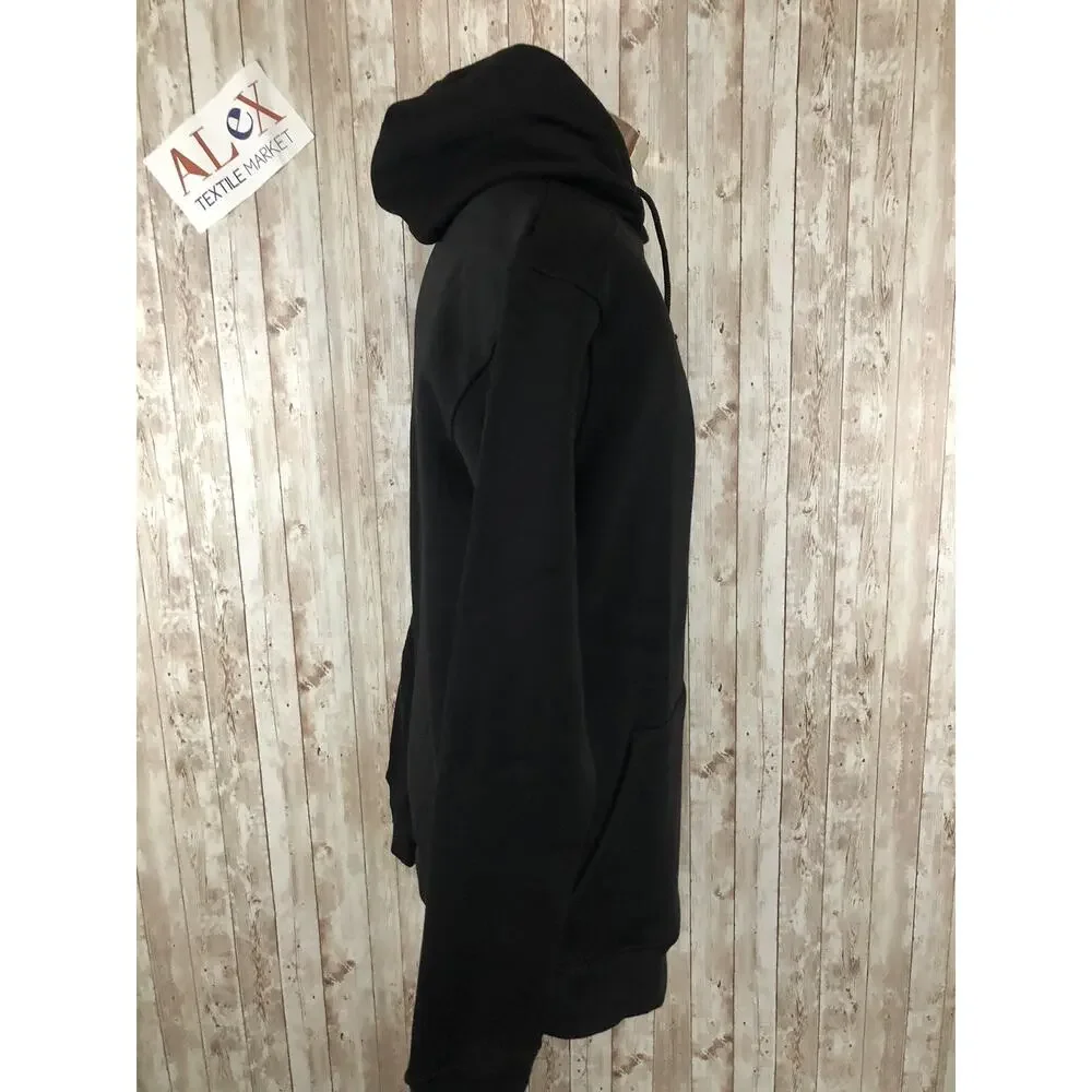 B Couture London Hoodie Mens Small Sweatshirt England Oversized Black N121